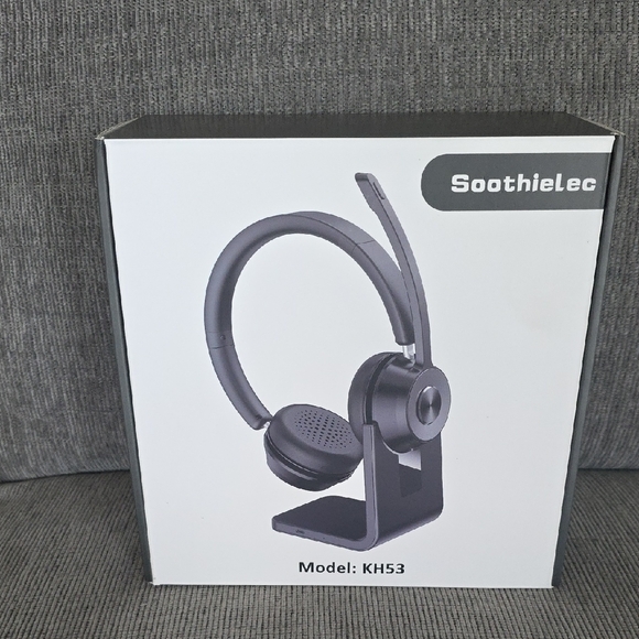 Soothielec Noise Canceling Bluetooth Headset Model KH53 New In Box